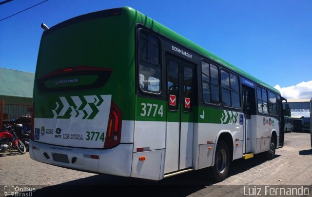 Auto Viação Veleiro 3774 na cidade de Maceió, Alagoas, Brasil, por Luiz Fernando. ID da foto: 5252033.