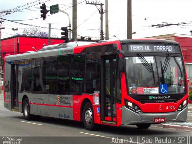 Himalaia Transportes > Ambiental Transportes Urbanos 4 1013 na cidade de São Paulo, São Paulo, Brasil, por Adam Xavier Rodrigues Lima. ID da foto: 5252388.