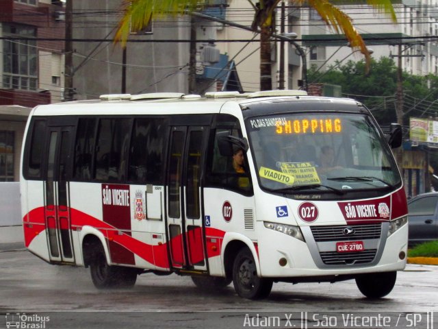 Transporte Alternativo de São Vicente 027 na cidade de São Vicente, São Paulo, Brasil, por Adam Xavier Rodrigues Lima. Número da foto: #5252365.
