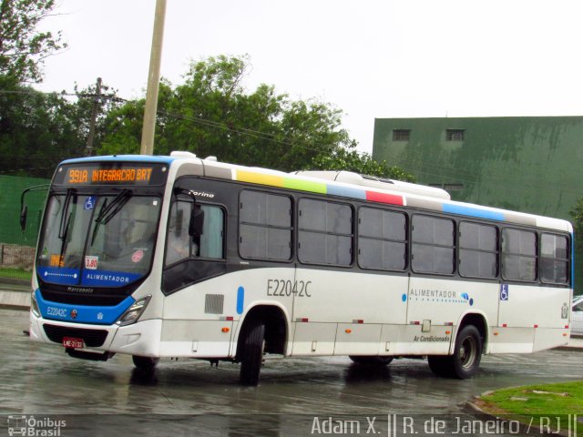 Translitoral Transportes E22042C na cidade de Rio de Janeiro, Rio de Janeiro, Brasil, por Adam Xavier Rodrigues Lima. ID da foto: 5252379.