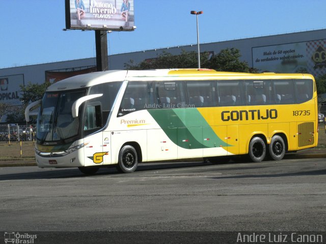 Empresa Gontijo de Transportes 18735 na cidade de Goiânia, Goiás, Brasil, por André Luiz Canon. Número da foto: #5251655.