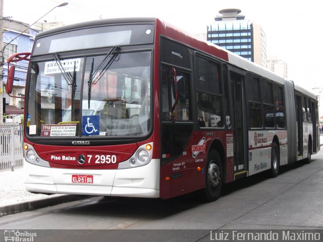 Viação Campo Belo 7 2950 na cidade de São Paulo, São Paulo, Brasil, por Luiz Fernando Maximo. ID da foto: 5251987.