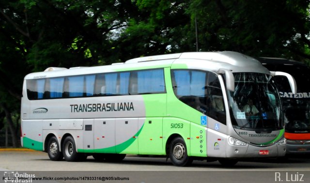 Transbrasiliana Transportes e Turismo 51053 na cidade de São Paulo, São Paulo, Brasil, por Ricardo Luiz. ID da foto: 5254568.