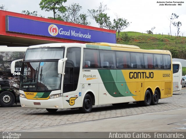 Empresa Gontijo de Transportes 12060 na cidade de João Monlevade, Minas Gerais, Brasil, por Antonio Carlos Fernandes. ID da foto: 5254007.