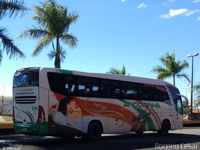 Empresa de Transportes Andorinha 6245 na cidade de Londrina, Paraná, Brasil, por Rogério César. ID da foto: 5254231.