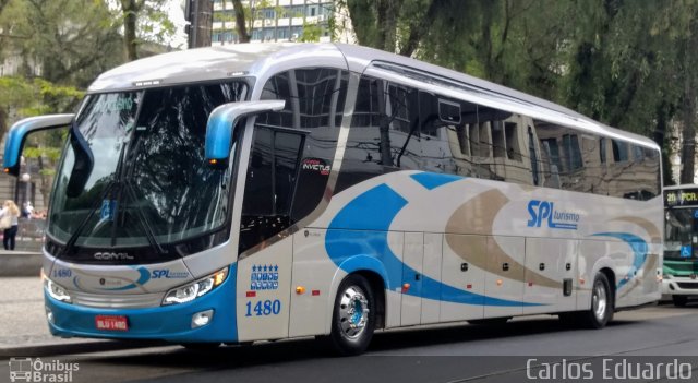 SPL Turismo 1480 na cidade de Santos, São Paulo, Brasil, por Carlos Eduardo. ID da foto: 5254722.