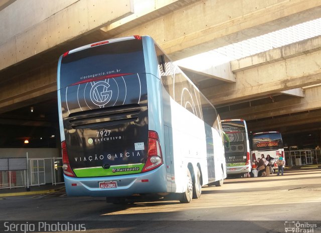 Viação Garcia 7927 na cidade de Campinas, São Paulo, Brasil, por Sérgio de Sousa Elias. Número da foto: #5255112.
