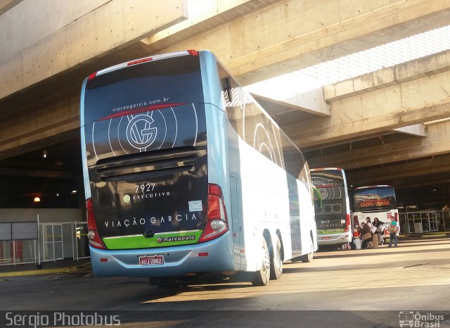 Viação Garcia 7927 na cidade de Campinas, São Paulo, Brasil, por Sérgio de Sousa Elias. ID da foto: 5255112.