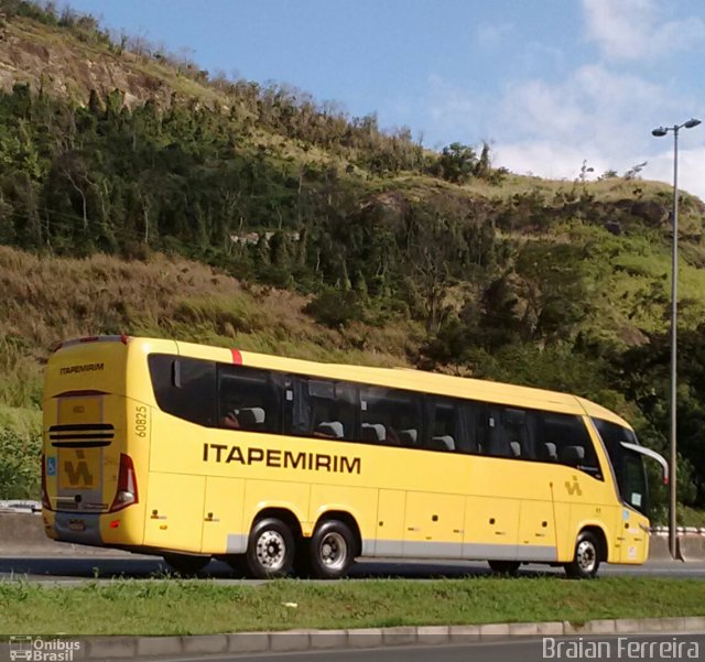 Viação Itapemirim 60825 na cidade de Viana, Espírito Santo, Brasil, por Braian Ferreira. ID da foto: 5254272.