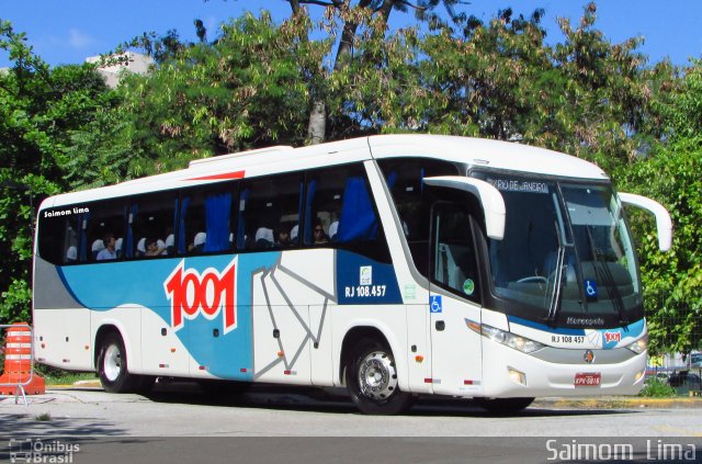 Auto Viação 1001 RJ 108.457 na cidade de São Paulo, São Paulo, Brasil, por Saimom  Lima. ID da foto: 5254398.