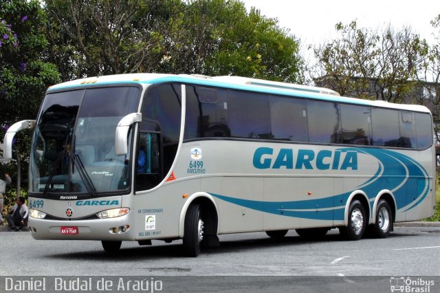 Viação Garcia 6499 na cidade de Curitiba, Paraná, Brasil, por Daniel Budal de Araújo. Número da foto: #5254516.