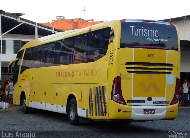 Viação Itapemirim 3003 na cidade de Guarapari, Espírito Santo, Brasil, por Luís Carlos Santinne Araújo. Número da foto: #5255705.