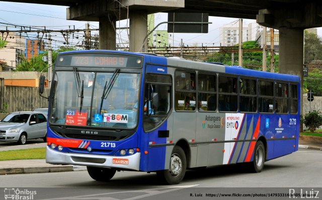 Viação Osasco 21.713 na cidade de Osasco, São Paulo, Brasil, por Ricardo Luiz. Número da foto: #5254576.