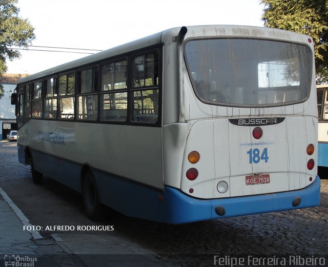 Viação Nossa Senhora Conquistadora 184 na cidade de Pelotas, Rio Grande do Sul, Brasil, por Felipe Ferreira Ribeiro. Número da foto: #5257632.