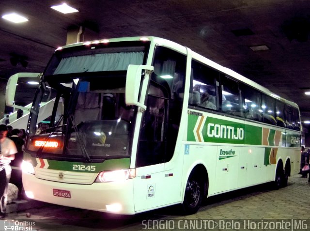 Empresa Gontijo de Transportes 21245 na cidade de Belo Horizonte, Minas Gerais, Brasil, por Sérgio Augusto Braga Canuto. ID da foto: 5258502.