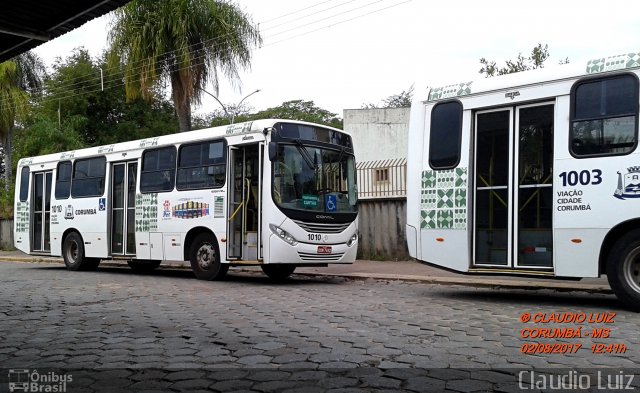 Viação Cidade Corumbá 1010 na cidade de Corumbá, Mato Grosso do Sul, Brasil, por Claudio Luiz. Número da foto: #5258460.
