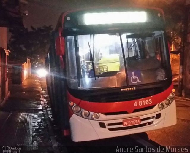 Express Transportes Urbanos Ltda 4 8163 na cidade de São Paulo, São Paulo, Brasil, por Andre Santos de Moraes. Número da foto: #5256592.