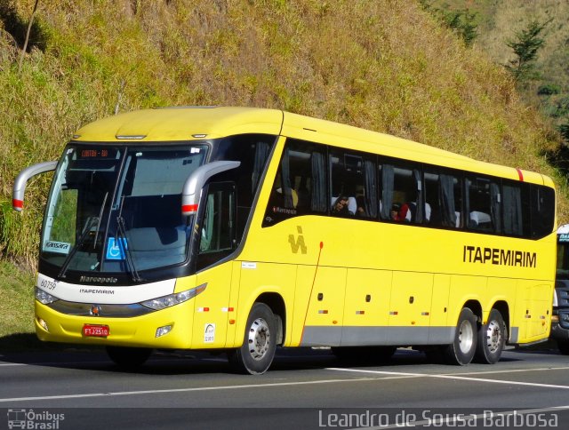Viação Itapemirim 60759 na cidade de Paracambi, Rio de Janeiro, Brasil, por Leandro de Sousa Barbosa. Número da foto: #5260966.