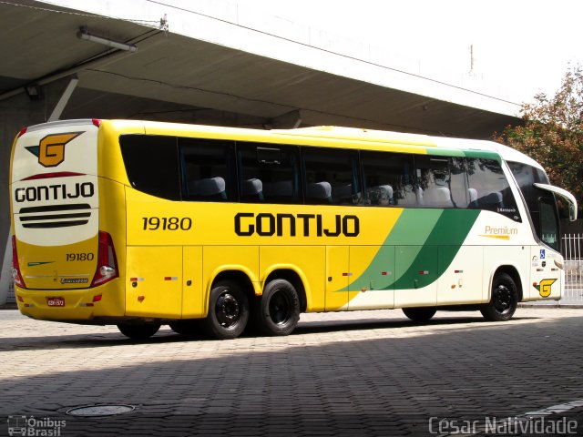 Empresa Gontijo de Transportes 19180 na cidade de Belo Horizonte, Minas Gerais, Brasil, por César Natividade. ID da foto: 5262402.