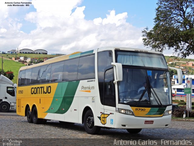 Empresa Gontijo de Transportes 11790 na cidade de João Monlevade, Minas Gerais, Brasil, por Antonio Carlos Fernandes. ID da foto: 5261546.