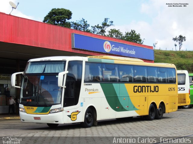 Empresa Gontijo de Transportes 12575 na cidade de João Monlevade, Minas Gerais, Brasil, por Antonio Carlos Fernandes. ID da foto: 5315319.