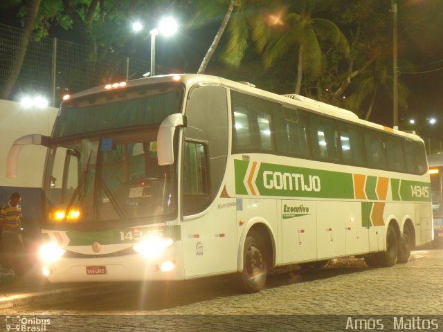 Empresa Gontijo de Transportes 14345 na cidade de Fortaleza, Ceará, Brasil, por Amós  Mattos. ID da foto: 5316403.