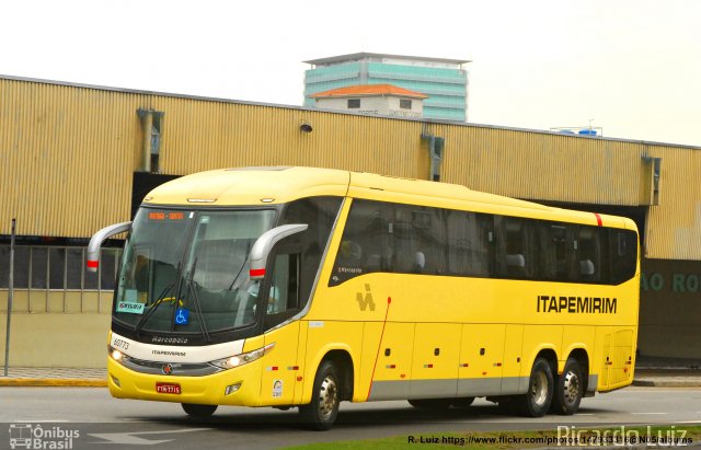 Viação Itapemirim 60773 na cidade de Santos, São Paulo, Brasil, por Ricardo Luiz. Número da foto: #5314606.