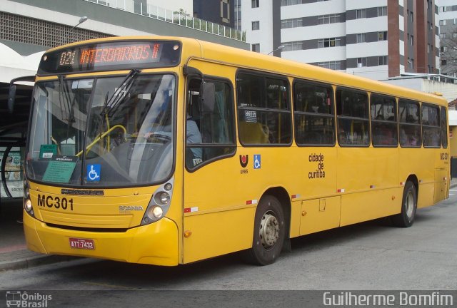 Auto Viação Mercês MC301 na cidade de Curitiba, Paraná, Brasil, por Guilherme Bomfim. Número da foto: #5315736.
