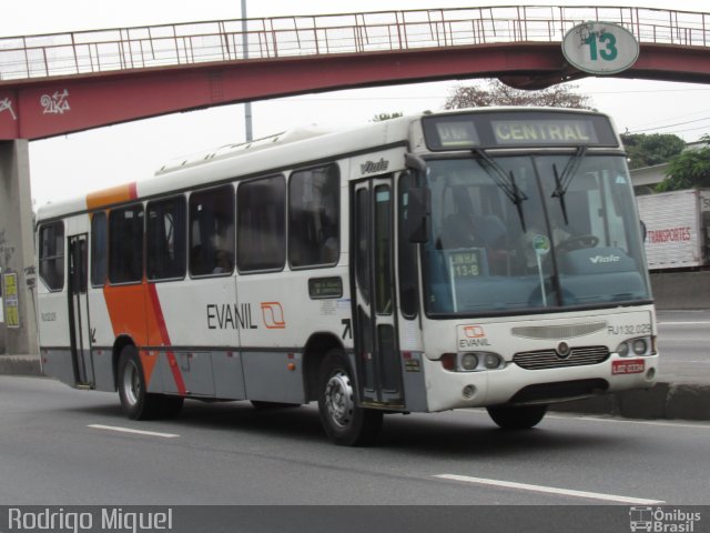 Evanil Transportes e Turismo RJ 132.029 na cidade de Rio de Janeiro, Rio de Janeiro, Brasil, por Rodrigo Miguel. Número da foto: #5338020.