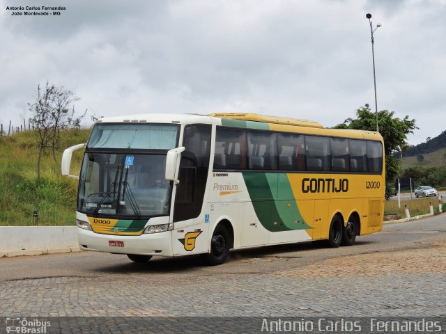 Empresa Gontijo de Transportes 12000 na cidade de João Monlevade, Minas Gerais, Brasil, por Antonio Carlos Fernandes. ID da foto: 5338707.