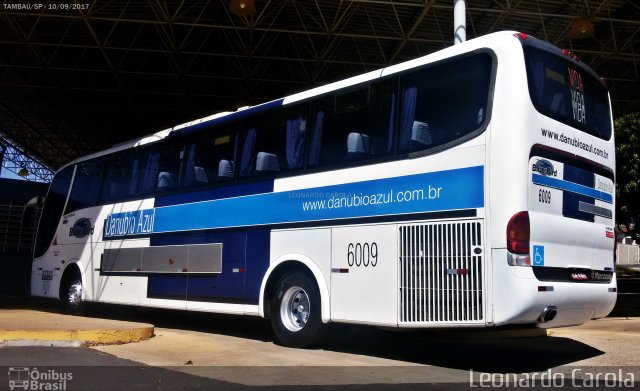 VIDA - Viação Danúbio Azul 6009 na cidade de Tambaú, São Paulo, Brasil, por Leonardo Carola. Número da foto: #5338502.