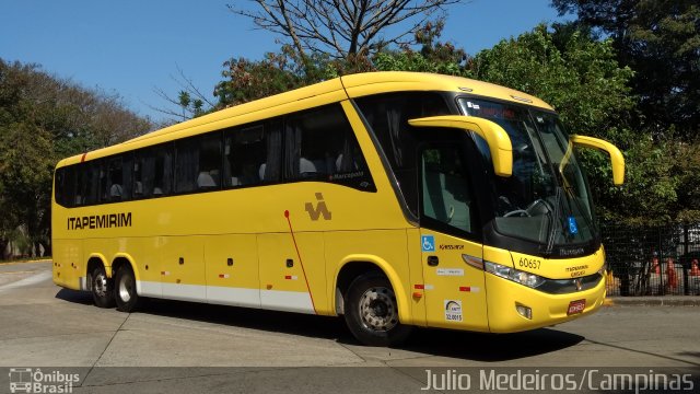 Viação Itapemirim 60657 na cidade de São Paulo, São Paulo, Brasil, por Julio Medeiros. ID da foto: 5338624.