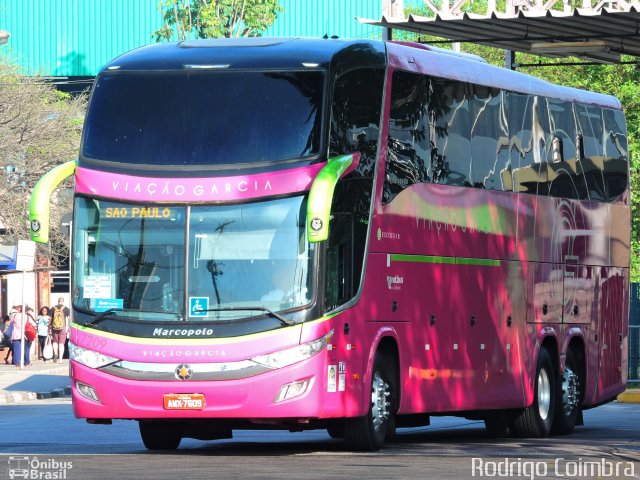 Viação Garcia 7209 na cidade de São Paulo, São Paulo, Brasil, por Rodrigo Coimbra. ID da foto: 5337352.