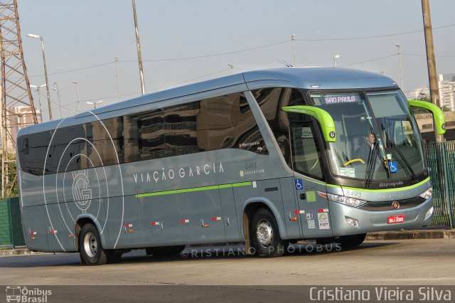 Viação Garcia 8493 na cidade de São Paulo, São Paulo, Brasil, por Cristiano Vieira Silva. ID da foto: 5341811.