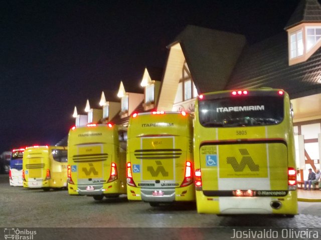 Viação Itapemirim 5805 na cidade de Queluz, São Paulo, Brasil, por Josivaldo Oliveira. Número da foto: #5343969.