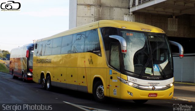 Viação Itapemirim 60631 na cidade de Campinas, São Paulo, Brasil, por Sérgio de Sousa Elias. ID da foto: 5344232.