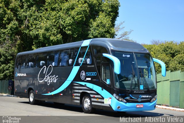 Empresa de Ônibus Nossa Senhora da Penha 52020 na cidade de São Paulo, São Paulo, Brasil, por Michael  Alberto Vieira. ID da foto: 5343257.