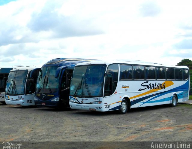 Empresas de Transportes Santana e São Paulo 1350 na cidade de Camaçari, Bahia, Brasil, por Aneivan Lima. ID da foto: 5343350.