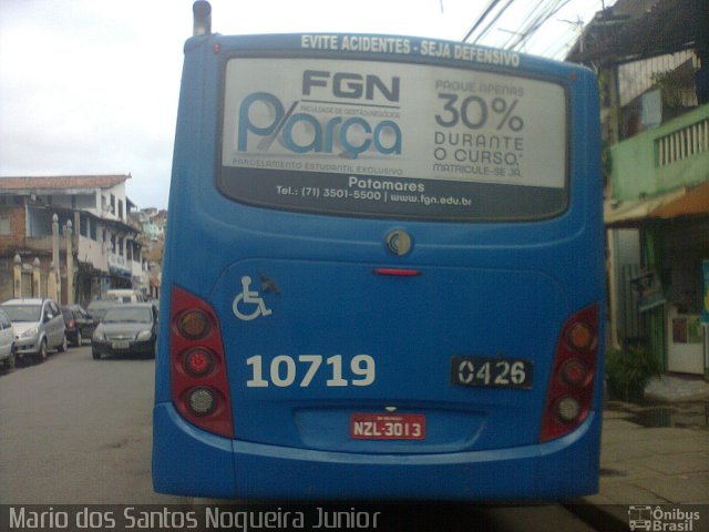 Concessionária Salvador Norte - CSN Transportes 10719 na cidade de Salvador, Bahia, Brasil, por Mario dos Santos Nogueira Junior. Número da foto: #5344072.