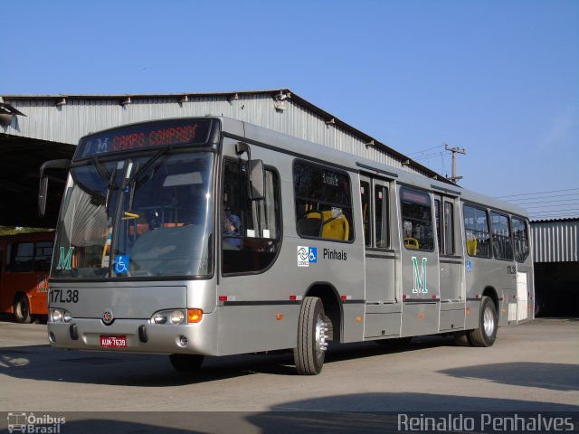 Expresso Azul 17L38 na cidade de Pinhais, Paraná, Brasil, por Reinaldo Penha. Número da foto: #5342991.
