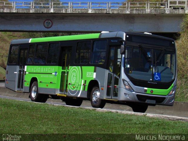 Viação Garcia 8353 na cidade de Barra Mansa, Rio de Janeiro, Brasil, por Marcus Nogueira . ID da foto: 5346142.