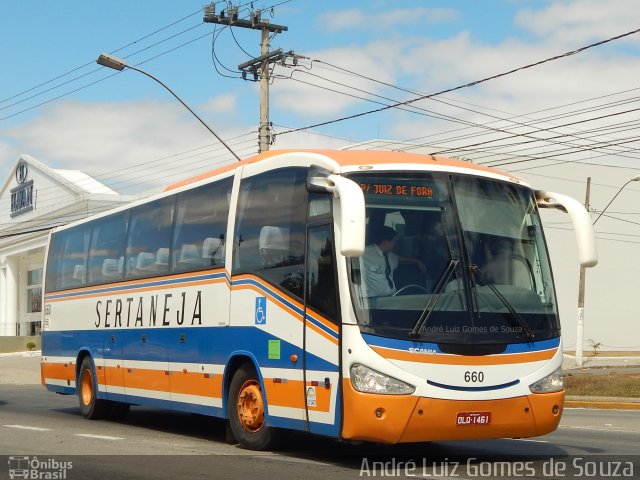 Viação Sertaneja 660 na cidade de Juiz de Fora, Minas Gerais, Brasil, por André Luiz Gomes de Souza. ID da foto: 5345610.