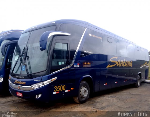 Empresas de Transportes Santana e São Paulo 3500 na cidade de Camaçari, Bahia, Brasil, por Aneivan Lima. ID da foto: 5348404.