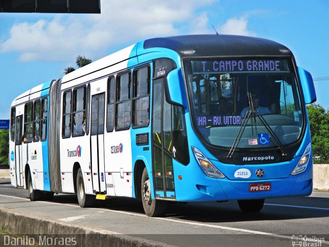 Santa Zita Transportes Coletivos 21213 na cidade de Vitória, Espírito Santo, Brasil, por Danilo Moraes. ID da foto: 5348009.