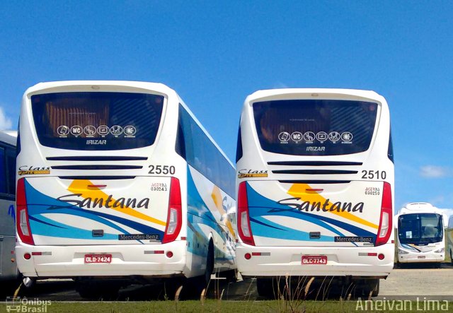 Empresas de Transportes Santana e São Paulo 2550 na cidade de Camaçari, Bahia, Brasil, por Aneivan Lima. ID da foto: 5348416.