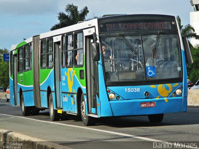 Viação Serrana 15038 na cidade de Vitória, Espírito Santo, Brasil, por Danilo Moraes. ID da foto: 5348125.