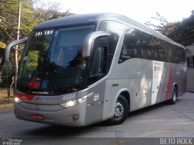 Empresa de Ônibus Pássaro Marron 45.151 na cidade de São Paulo, São Paulo, Brasil, por Alberto Selinke. ID da foto: 5347488.