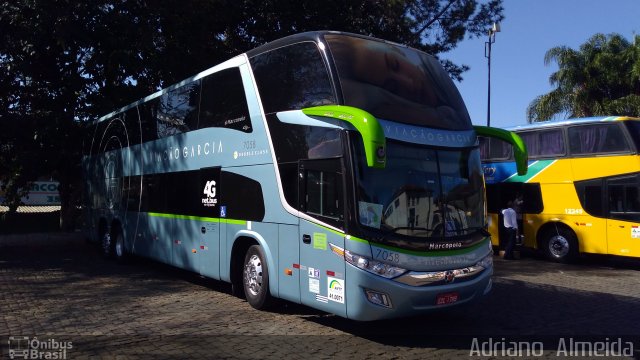 Viação Garcia 7058 na cidade de Mariana, Minas Gerais, Brasil, por Adriano  Almeida. Número da foto: #5348805.
