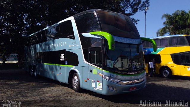 Viação Garcia 7058 na cidade de Mariana, Minas Gerais, Brasil, por Adriano  Almeida. ID da foto: 5348805.