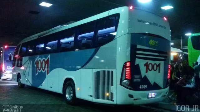 Auto Viação 1001 4709 na cidade de Belo Horizonte, Minas Gerais, Brasil, por Igor Policarpo. Número da foto: #5348596.